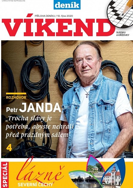 Titulní strana magazínu Víkend