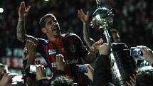 Leandro Romagnoli z týmu San Lorenzo slaví titul