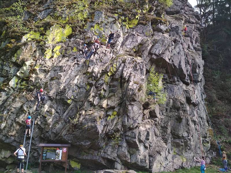 Ferrata Jezerní stěna