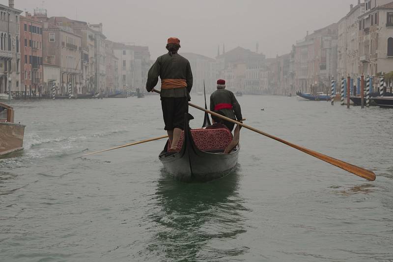 Natáčení v Benátkách