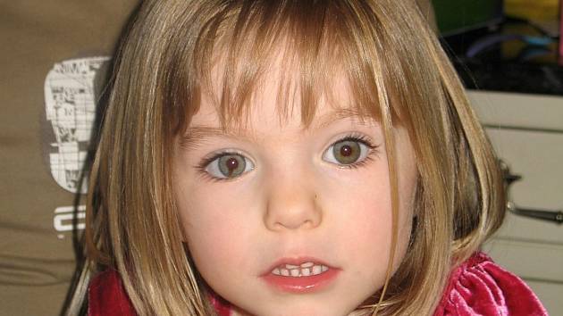 Pohřešovaná britská dívka Maddie McCann z Velké Británie ve věku čtyř let.