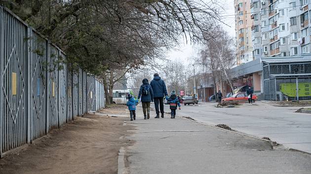 Mnoho ukrajinských rodin muselo kvůli válce uprchnout ze země. Ilustrační foto