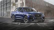 Jako pick-up si můžeme představit i Jaguar F-Pace.