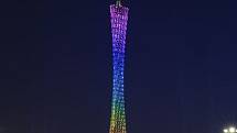Nejvyšší otáčivá restaurace světa se nachází v mrakodrapu Canton Tower v čínském Kantonu.