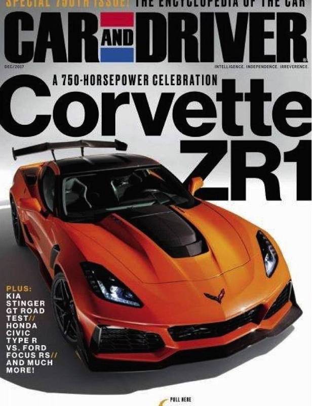 Uniklé fotky Chevroletu Corvette ZR1 z magazínu Car and Driver.