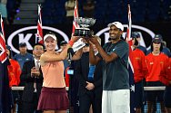 Barbora Krejčíková a Rajeev Ram, šampióni v mixu na Australian Open