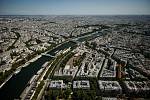 Pohled na Seinu v Paříži, dějišti OH 2024.