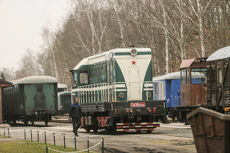 Železniční muzeum v Lužné u Rakovníka