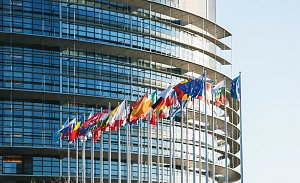 Budova Evropského parlamentu ve Štrasburku. Ilustrační snímek