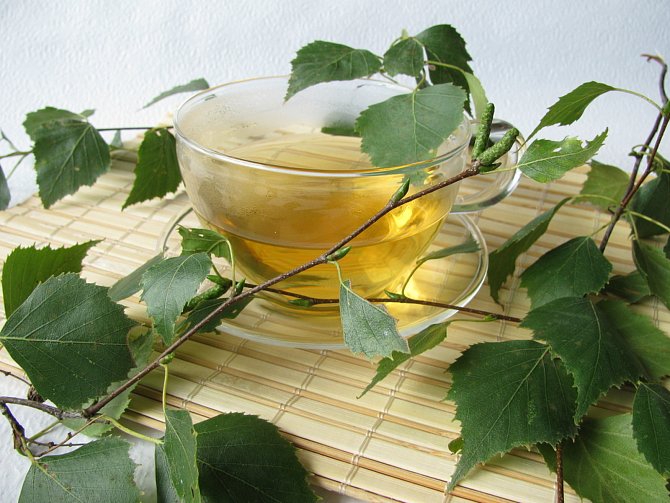 Dobrým prostředkem proti nadměrnému zadržování vody v těle je březový čaj, který má příznivé diuretické účinky
