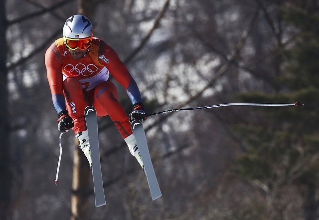 Aksel Lund Svindal na olympijských hrách v Pchjongčchangu kraloval sjezdu.