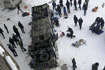 Nehoda autobusu v Rusku