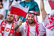 Fanoušci Polska na MS v Kataru.