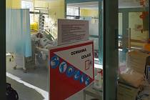 Covidové oddělení nemocnice v Sokolově