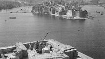 Ostrov Malta v roce 1942