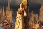 Angličané upálili Janu z Arku 30. května 1431 na náměstí v Rouenu, francouzští šlechtici se marně snažili ji vysvobodit
