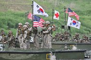 Společné vojenské cvičení USA a Jižní Koreje