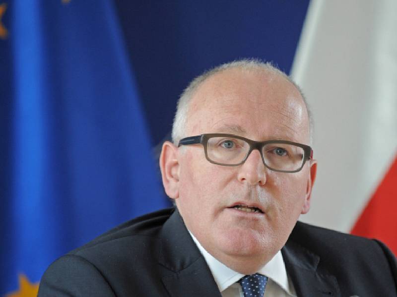 První místopředseda Evropské komise Frans Timmermans.