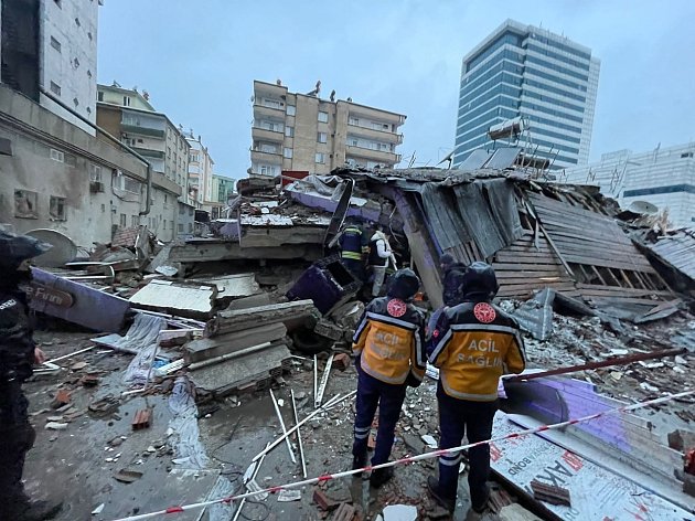 Silné zemětřesení v Turecku