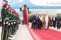 Donald Trump a saudský král Salmán bin Abd al-Azíz