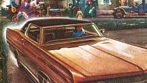 1971 – Nový vůz budící rozruch na malém městě se starými auty.