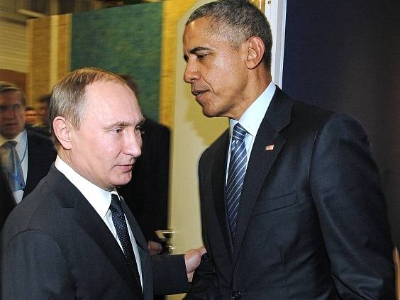 Vladimír Putin a Barack Obama