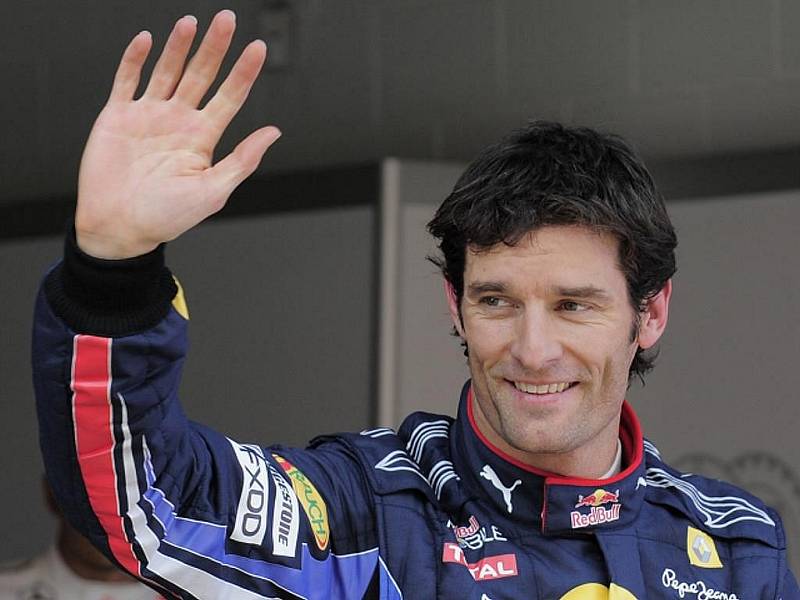 Australský pilot formule 1 Mark Webber.