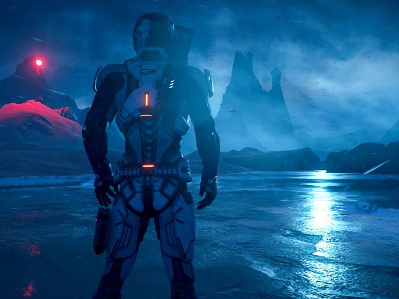 Počítačová hra Mass Effect: Andromeda.