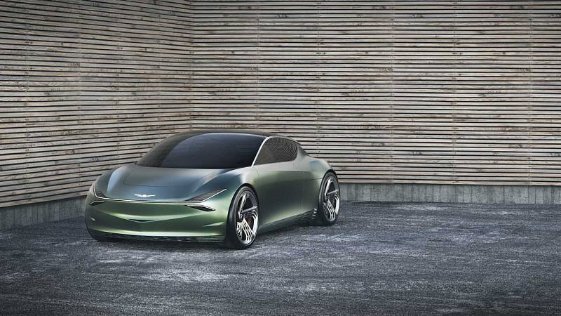 Koncpet dvoumístného elektromobilu Genesis Mint Concept