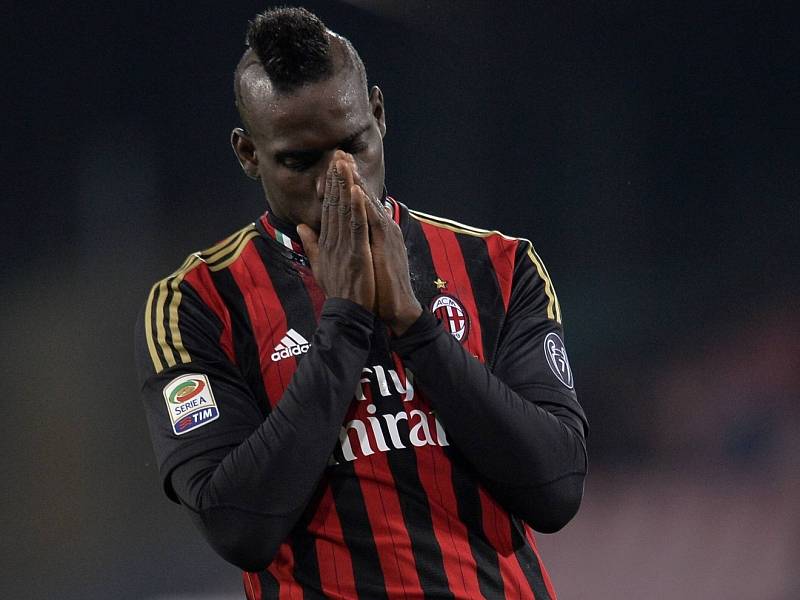 Fotbalista Balotelli po vystřídání plakal