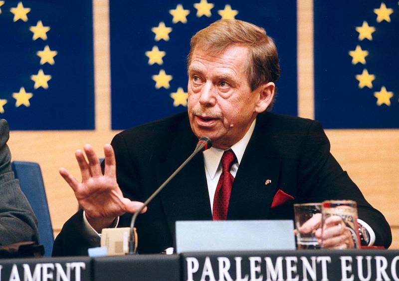 Václav Havel v europarlamentu