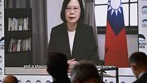 Tchajwanská prezidentka Cchaj Jing-wen