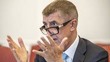 Premiér Andrej Babiš poskytl 16. června 2020 rozhovor Deníku