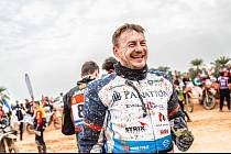 David Pabiška na letošním Dakaru vsadil na úsměv