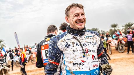 David Pabiška na letošním Dakaru vsadil na úsměv