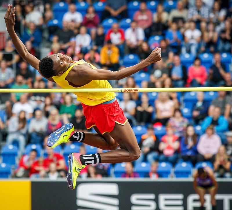 Atletický Kontinentální pohár 2018 v Ostravě.Skok vysoký, výška mužů