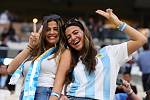 Finále MS ve fotbale: fanynky Argentiny přímo na stadionu v Kataru