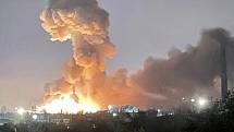 Výbuch v Kyjevě