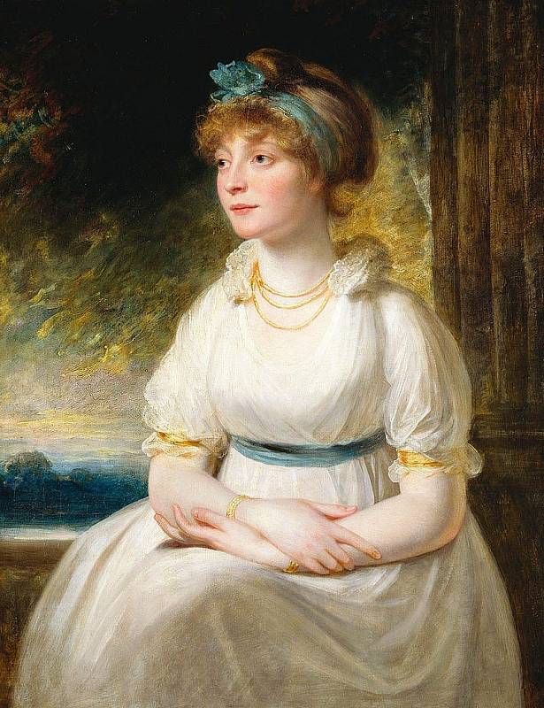 Princezna Žofie Britská zachycena na portrétu zhruba ve věku, kdy přivedla na svět nemanželské dítě.