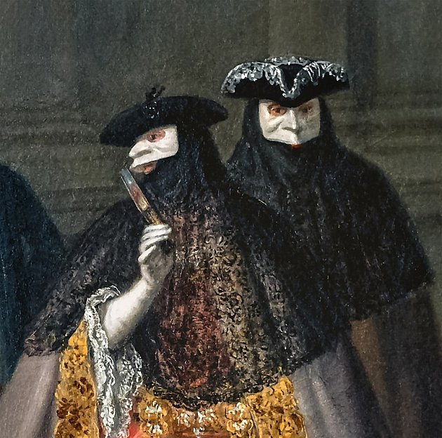 Jednou z typických benátských karnevalových masek je Bauta. Nosili ji typicky muži, doplňovali třírohým kloboukem a pláštěm.