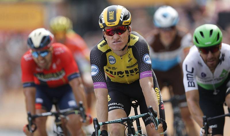Mike Teunissen v první etapě Tour de France