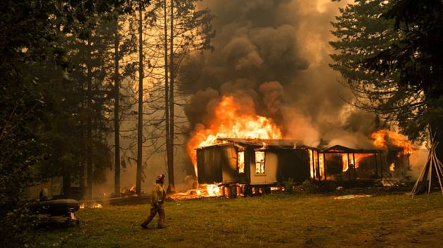 Požár v Oregonu