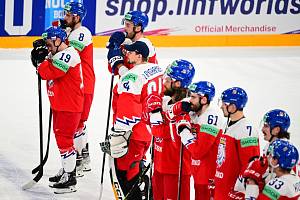 Zklamaní čeští hokejisté po vyřazení ve čtvrtfinále MS