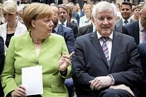 Horst Seehofer a Angela Merkelová