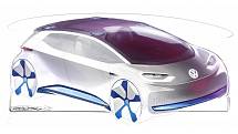 Volkswagen na autosalonu v Paříži představí koncept nového elektromobilu.