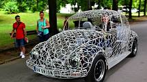 Zajímavostí je také tento "drátěný" Brouk od Volkswagenu.