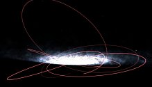 Vizualizace galaktické dráhy Gaia BH3