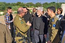 Český prezident Petr Pavel navštívil izraelskou základnu v Erezu