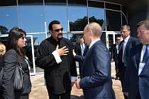 Steven Seagal s ruským prezidentem Vladimirem Putinem