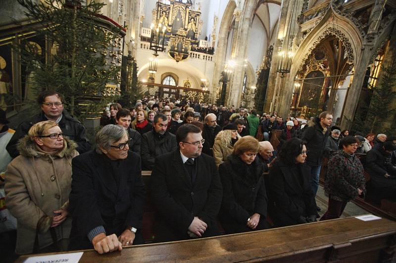 Poslední rozloučení s herečkou Jiřinou Jiráskovou